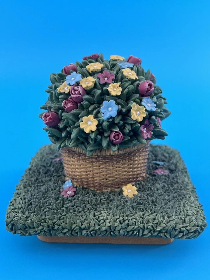 Maravilloso Yankee Candle Cuadrado Floral Vela Tarro Topper - Cuadrado Foto 1 de 4