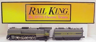 MTH 30-1151-1 O Union Pacific 4-8-4 FEF Northern Steam Locomotive & Tender w/PS1 - Image 1 of 4