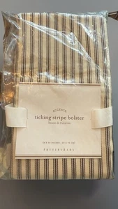 Pottery Barn Ticking Stripe Bolster  - Picture 1 of 5