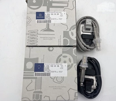 2X Inlet+Outlet Nox Sensors For Detroit DD13 DD15 Cascadia 0101532228 0101532328 - Image 1 of 4