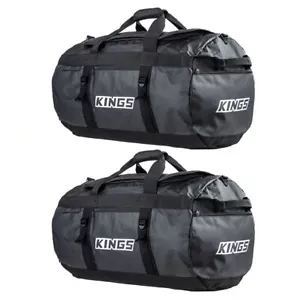 2x Adventure Kings 80L Extra Large PVC Duffle Bag Water resistant Tarpaulin 4WD - Picture 1 of 7