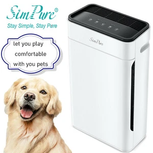 SimPure Smart True HEPA Air Purifier HP8 for Extra-Large Rooms w/ Medical Filter - Picture 1 of 6