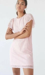 Juicy Couture Pink Lace Sheath Dress Size L - Picture 1 of 10