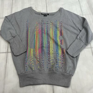 Neu mit Etikett Planet Gold Damen Pullover bunt grau Größe S - Bild 1 von 5