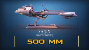 star wars barc speeder de 50cm de long figurine fan art - Picture 1 of 6