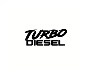 2x Turbo Diesel Sticker, Autos,LKWs,Boats,Tuning, Motor Diesel, Turbo,Aufkleber - Picture 1 of 5