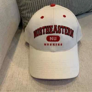 Lids Easy Fit White Northeastern University Huskies Collegiate Snapback Cap Hat - Picture 1 of 8
