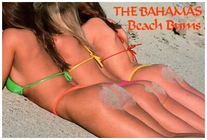 The Bahamas Beach Bums Postcard - Picture 1 of 2