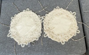 Belgian Lace Bread Warmer, Bun Holder, Scone Muffin Warmer Set of 2 - Picture 1 of 9