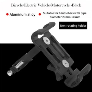 Motorcycle 3.5-6.5 inch Bicycle Universal Bike Cell Phone Holders, Black - Photo 1 sur 1