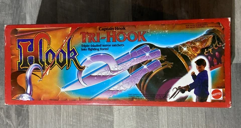 Hook Captain Hook TRI-HOOK Full Size MIB Mattel Vintage 1991 Movie New Cover