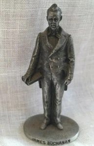 Danbury Mint 15th President James Buchanan Mini Pewter Figurine David LaRocca - Picture 1 of 6