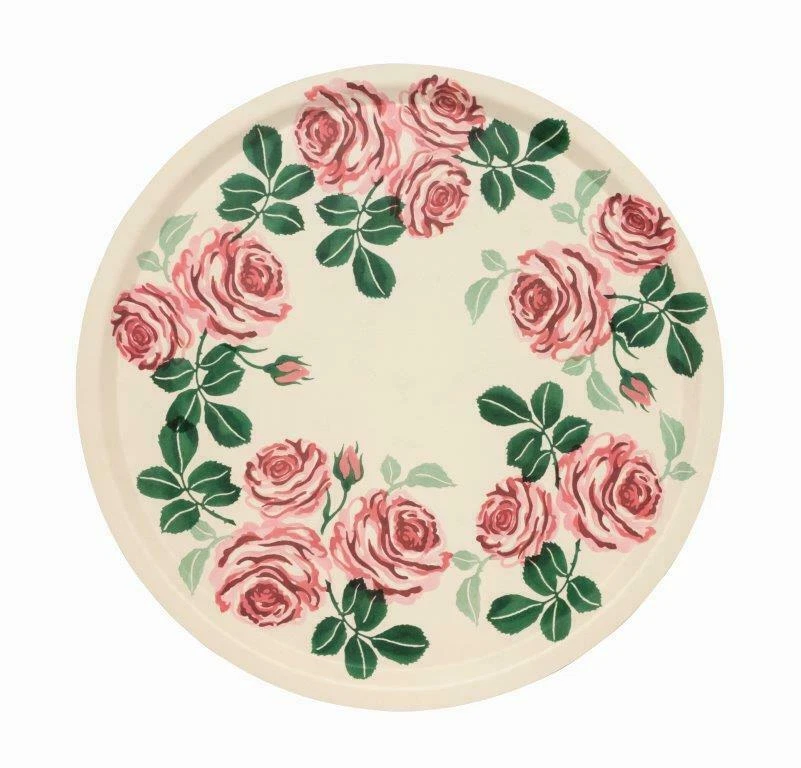 Emma Bridgewater Roses Round  Birch Tray 380 (d) mm  - Image 1 of 1