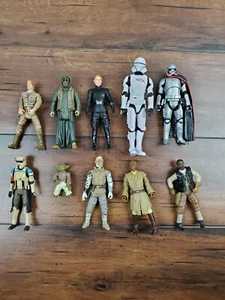 Lote de figuras de matón Star Wars Force Awakens General Hux Captain Phasma Jet Trooper - Imagen 1 de 2
