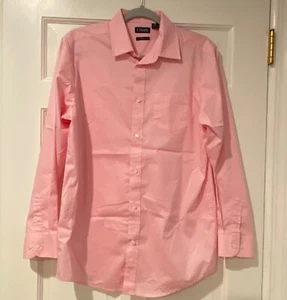 Chaps Boys Oxford Pink Button-Down Dress Shirt Stretch Size XL (18-20) - Picture 1 of 6