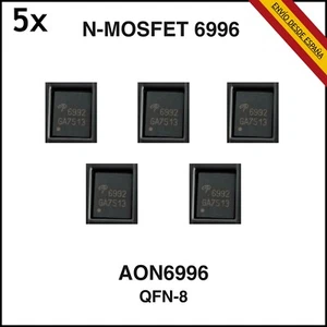 5x AON6996 AON 6996 N-MOSFET QFN-8 - Foto 1 di 1