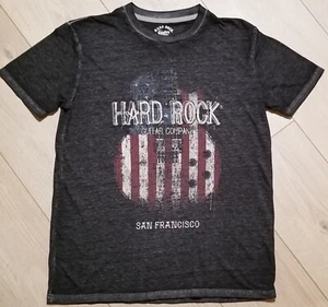 Camiseta HARD ROCK Guitar Company M SAN FRANCISCO suave delgada elástica bandera de EE. UU. D22 - Imagen 1 de 2