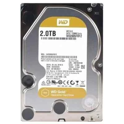 Western Digital Gold 2TB WD2005FBYZ 7200RPM 128MB SATA 3.5" Internal Hard Disk - Image 1 of 4