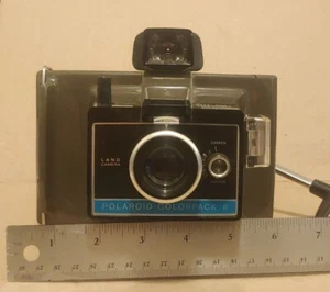 Vintage 1970s Polaroid Colorpack II Land Camera Instant & Wrist Strap-Untested - Picture 1 of 12