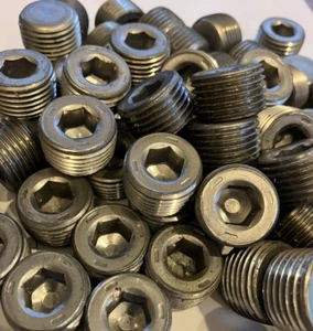 PRISE DE PRESSION DE TUYAU DE PRISE DE PRISE 1/2" NPT THREAD ALLEN 5 CHACUN - Photo 1/2