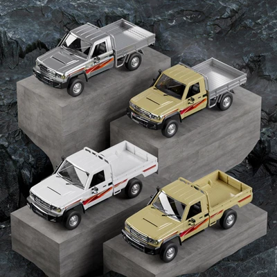 RC Retro Pickup 2WD Maßstab 1:14 Modell Kurztruck Ferngesteuertes Auto 15km/h - Bild 1 von 4