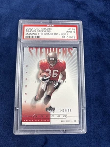 PSA 9 2002 MAZZO SUPERIORE CLASSIFICATO #118 TRAVIS STEPHENS ROOKIE RC CARD EDIZIONE LIMITATA - Foto 1 di 7