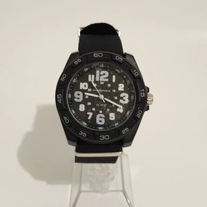 Wrist Armor US Marine Corps C42 Quartz Black Watch with Nylon Strap New - Picture 1 of 9
