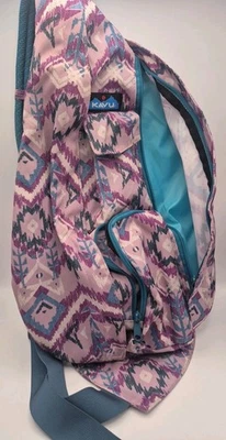 KAVU веревки слинга сумка через плечо - фиолетовый Ikat/ацтекский принт, 10L один размер - Изображение 1 из 4