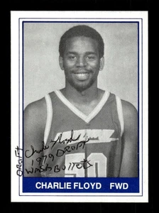 1982-83 TCMA Lancaster Lightning 16 Charlie Floyd signed auto autograph  w bulle - Picture 1 of 2