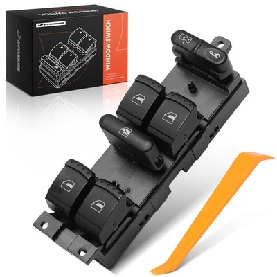 A-Premium Front Driver Left Power Window Switch for Volkswagen Passat B5 Golf 4 - Image 1 of 4