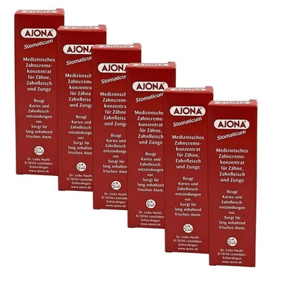 6x Ajona Stomaicum 6x 25ml - Dr Love Medical Toothpaste - Image 1 of 4