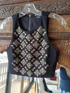 Verziertes Crop Top, Club Monaco Gr. 00 - Bild 1 von 3