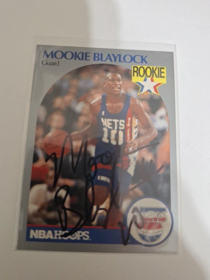 Mookie Blaylock Autograph Card - Image 1 of 1