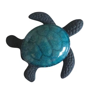 Keramik Meeresschildkröte Honu Schmuckschatulle Hawaii Türkis Türkis Farbe Hawaii - Bild 1 von 9