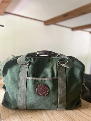 Duluth Pack Bolso de Viaje Fin de Semana Lona y Cuero Verde Foto 1 de 4