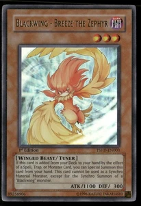 Blackwing - Breeze the Zephyr Ultra Rare The Shining Darkness TSHD-EN003 NM - Picture 1 of 2