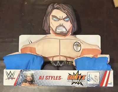 Blitz Brawler AJ STYLES  Plush Wrestling Punching Toy by TOMY NEW - Image 1 of 3