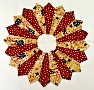 AMERICANA PATRIOTIC STARS DRESDEN CIRCLES - Picture 1 of 1
