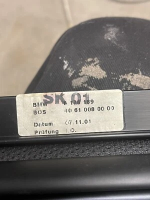 97-03 BMW E39 528i 528i 530i 540i M5 (SOMBRILLA ELÉCTRICA TRASERA TRASERA con MOTOR Foto 1 de 3