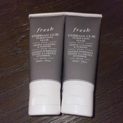 Lote de 2 mascarillas purificadoras de poros de arcilla de Umbría fresca 1 oz 30 ml nuevas selladas Foto 1 de 2