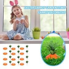 Easter Carrot Garden Stake Carrot Decorative Yard Stake,Easter Carrot Patch T0S4
