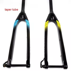26er 27.5er 29er Mountain Bike Ull Carbon Fibre Front Forks Disc Brake Hard Fork - Picture 1 of 20