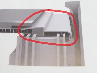 2m Abrollprofil Rollladen Türen Abrollleiste Traverse Gegenbürste  Dichtlippe - Bild 1 von 4