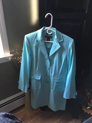Women's Petite Large Turquoise Jacket - Image 1 of 4