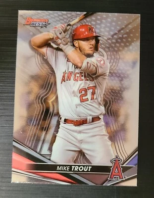 2022 Bowman's Best Mike Trout #14 Angels - Image 1 of 2