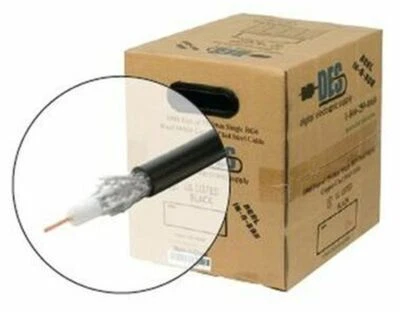 Cable único CCS DES 1001BK RG6 - Aprobado para platos - 1000' Foto 1 de 2