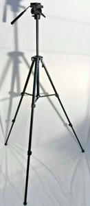 Realistic Cat #16-2009 Tilt Tension Adjustment Tripod 23"- 61" Black Adjustable - Picture 1 of 12