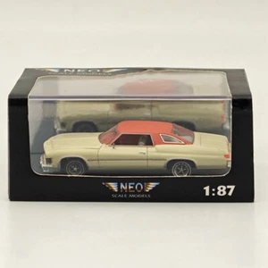 MODELOS A ESCALA NEO 1/87 Buick LeSabre HT Cupé Beige Resina Coche Colección Limitada - Imagen 1 de 7