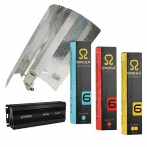 Hydroponics 600W Light Kit Ballast Bulb Reflector RED HPS DUAL SPEC METAL HALIDE - Picture 1 of 8