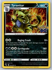 Tyranitar - Pokemon GO 043/078 Stamped Karte NM - Bild 1 von 2